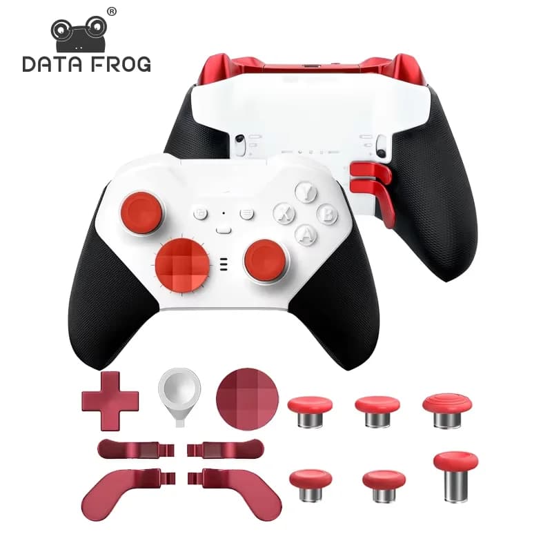 DATA FROG Metal D Pad Trigger Paddles Replacement Thumbstick for Xbox One Elite Series 2 Controller Repair Parts Game Accessorie