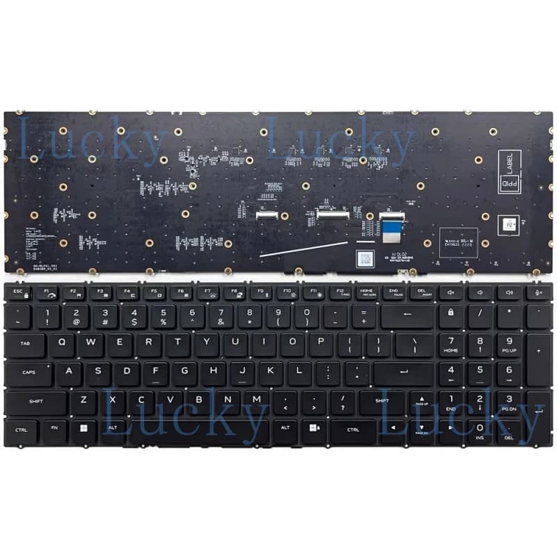 Nuova Tastiera Meccanica Cherry US RGB Retroilluminata per Dell Alienware M18 R1 R2 P51E