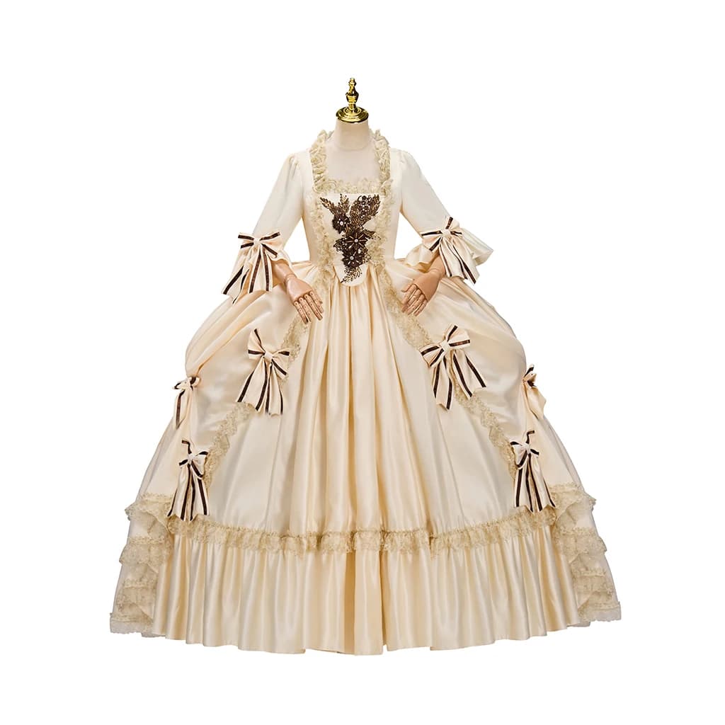 Rococo Marie Antoinette Queen Dress 1770s Noble Women Ball Gown Princess Royal Court Robe la Francaise Sack Back Dress