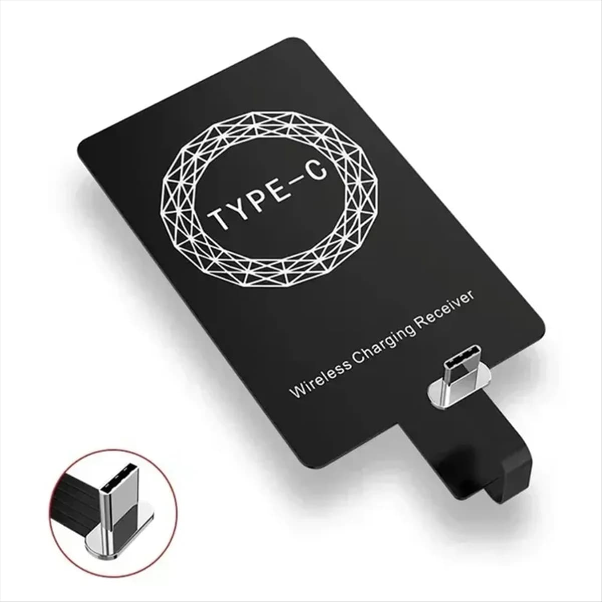 Ricevitore di ricarica wireless di tipo C Adattatore per caricabatterie wireless veloce di tipo C per Samsung Huawei Xiaomi LZB