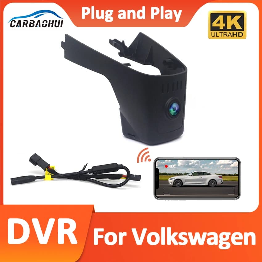 VW Volkswagen Touareg 3 CR7 CR 7 2024 2023 2022 2021 2020 2019 4K Dashcam Dvr Dash Cam Recorder