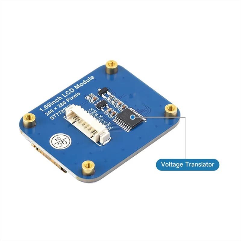 For Raspberry Pi 1.69 Inch Color LCD IPS Display Resolution 240X280 SPI Interface 262K Color Screen for Arduino STM32 Parts-AU