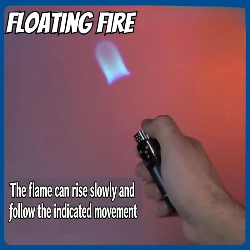 Accendino Magico a Fiamma Fluttuante, Trucco di Sospensione del Fuoco Reale, Accendino Portatile e Pratico