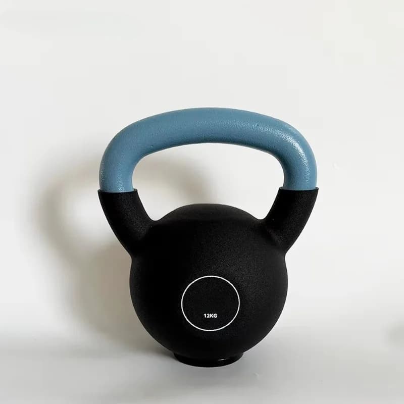 Kettlebell in ghisa per squat, allenamento dei fianchi ed esercizi di potenziamento della forza a casa