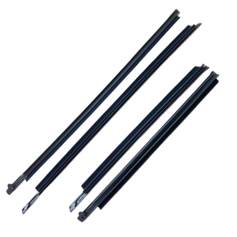 68161-35010 Outer Door Window Weatherstrip Seal Set, 4 Piece Rubber Service Use