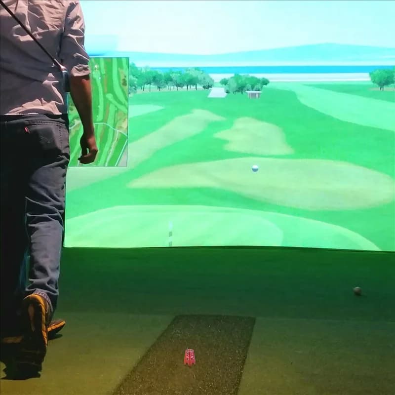 T-shirt per simulatore di golf, 38 pezzi T-shirt da golf per esercitazioni in erba e campo di guida T-shirt da allenamento per golf indoor Tees-B60B