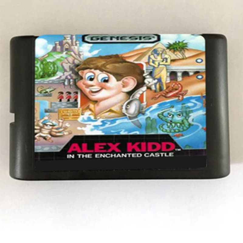 Alex Kidd Game Card 16bit MD Cart For Sega Mega Drive For Genesis Free Shipping