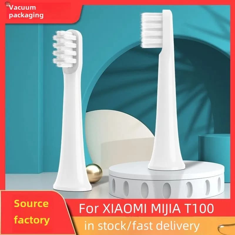 4 spare parts for electric toothbrush XIAOMI MIJIA T100, DuPont heads with soft bristles, vacuum packaging