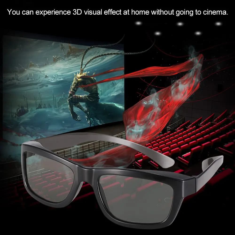 TV Unisex Projector DVD Home Theater 3D Game Dimensional Anaglyph Movie Glasses 3D Vision 3D Glasses