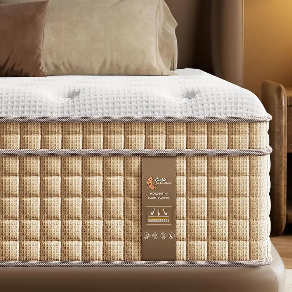 Materasso Ibrido King Size 14 della Collezione Hotel per Supporto Extra di Schiena e Fianchi, Comfort per Sonno Profondo, Ipoallergenico, Certificato USA