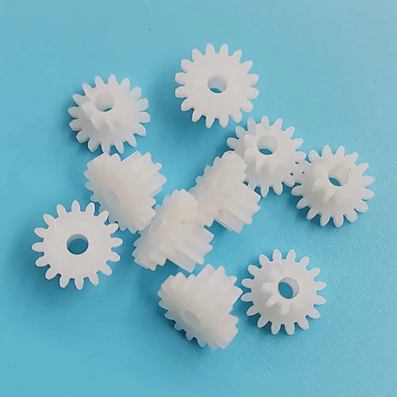 16082B 0.5M doppio ingranaggio di plastica 9MM diametro 16 denti + 8 T 2MM allentato doppio strato accessori giocattolo ingranaggio 10 pz/lotto