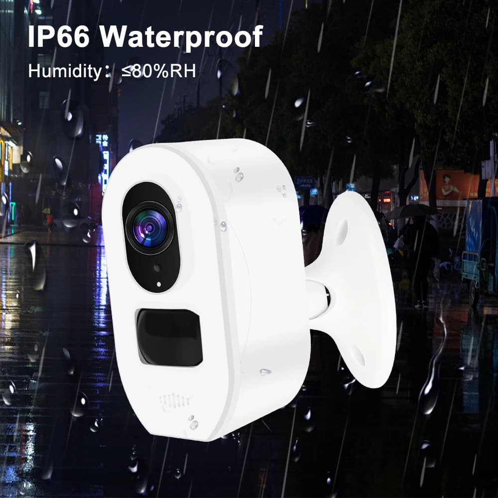 3MP 1296P 120 gradi Bluetooth Tuya App Basso consumo Energia solare 4G/Camera IP Visione notturna IR Sicurezza domestica CCTV Baby Monitor