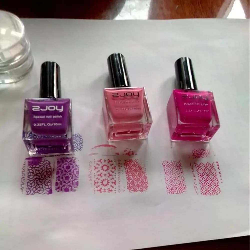 10g(Bottle) Tranfer Stamping Nail Polish-Stamping Plates Polish Stamping Gel Milti Color Painting Oil Lacquer Varnish 0.35FL.OZ