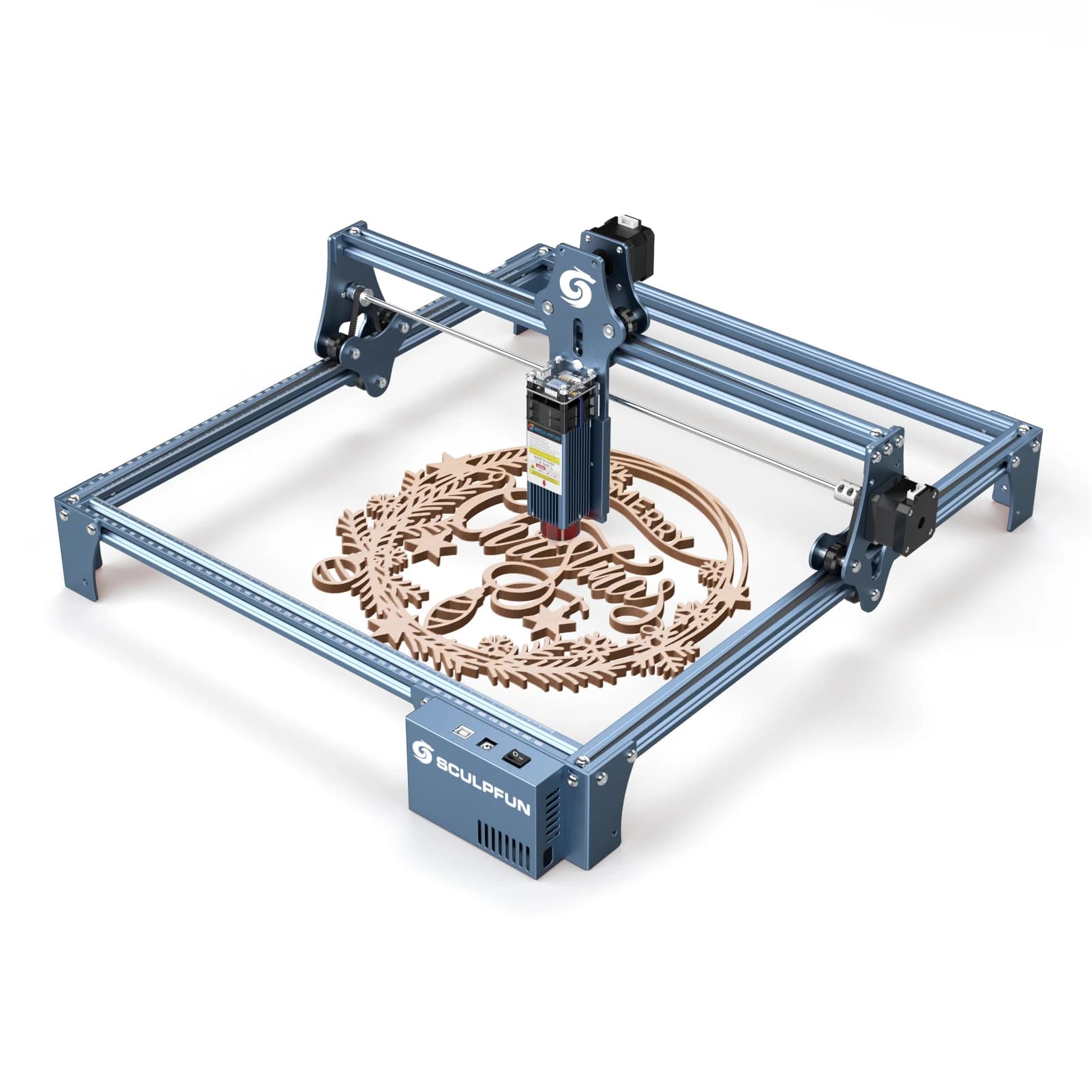 Macchina per incisione laser SCULPFUN S9 Tecnologia per modellare il raggio laser ultrasottile Taglio per incisore laser acrilico per legno ad alta precisione