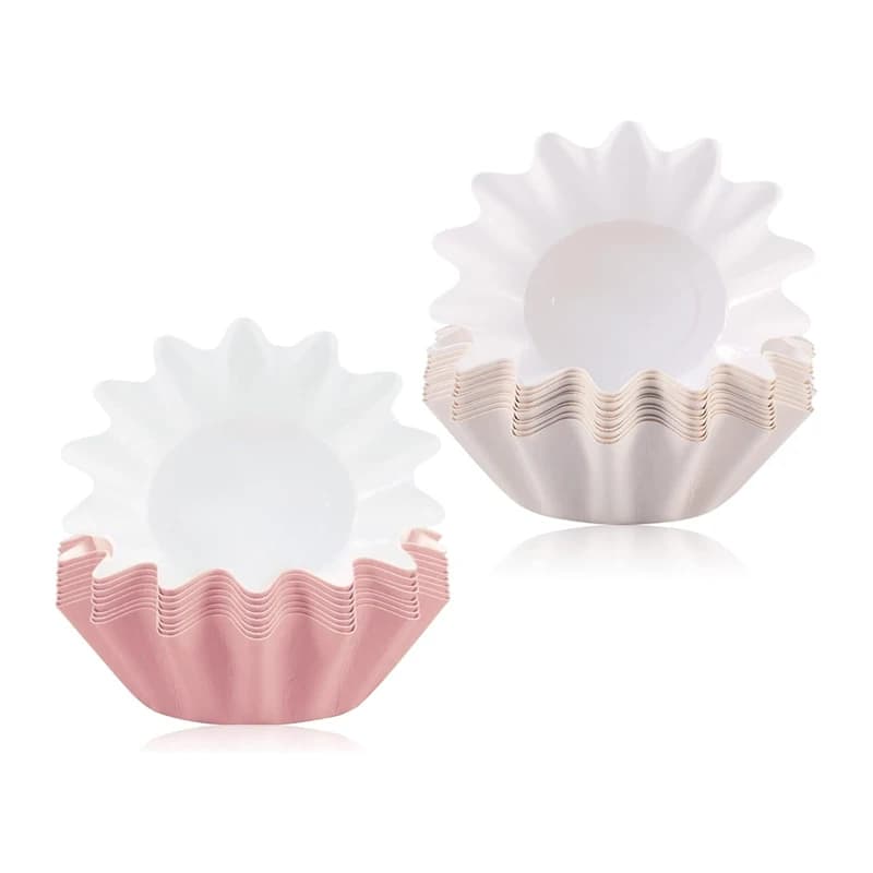 50Pcs Wax Melt Liners Wax Tray Leakproof Candle Warmer Liners for Candle Warmer Cupcake Pudding Baking Mold Wax Melt Liners Set