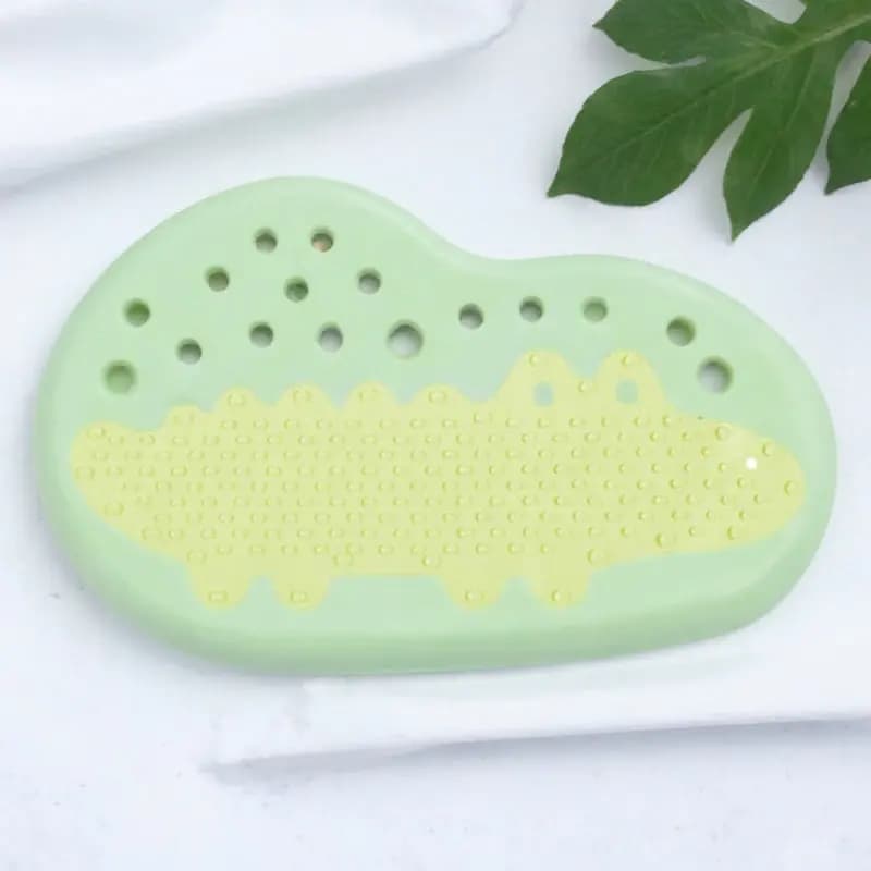 Tappetino Antiscivolo per Vasca da Bagno con Motivo Animale Cartoonesco e Forti Ventose, Tappeto per Doccia, Accessori per il Bagno