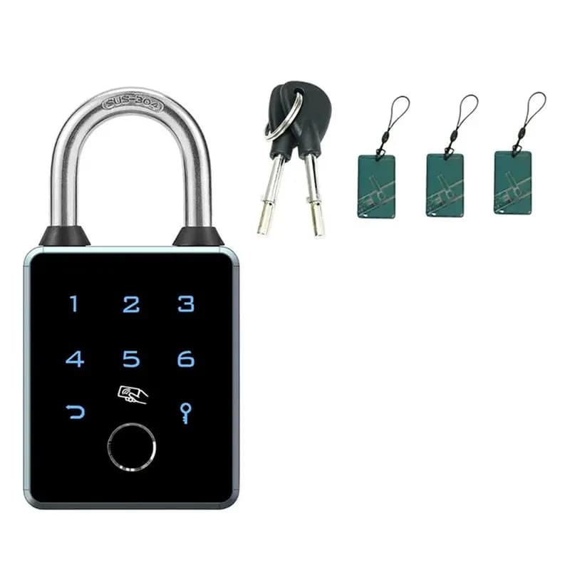 [NUOVO A09R!] Lucchetto Intelligente TTLOCK con Controllo APP, Impermeabile, Password, Carta IC, RFID, Bluetooth per Bagagli e Porte Elettroniche