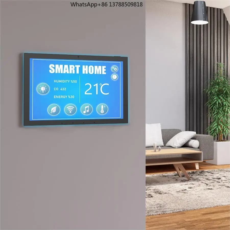 Pannello Tablet Android da 10.1 Pollici per Montaggio a Parete, Smart Home Matter Thread Wifi, Dispositivo di Automazione POE per Controllo Luci, Serrature e Prese