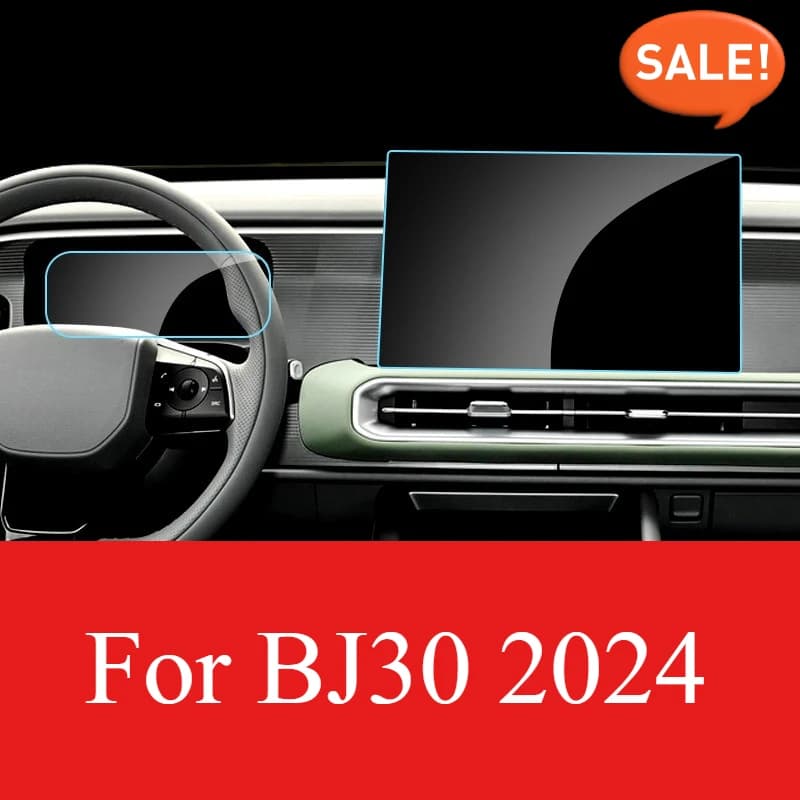 Schermo dello strumento di navigazione Proteggi schermo in vetro temperato Accessori interni Installazione TrimFilm per BJ30 2025 2024
