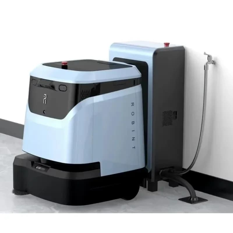 Robot Aspirapolvere Commerciale 5 in 1 con Navigazione Automatica - Ricaricabile, Funzione Lavaggio, Aspirapolvere Robot Senza Fili per Pulizia Pavimenti