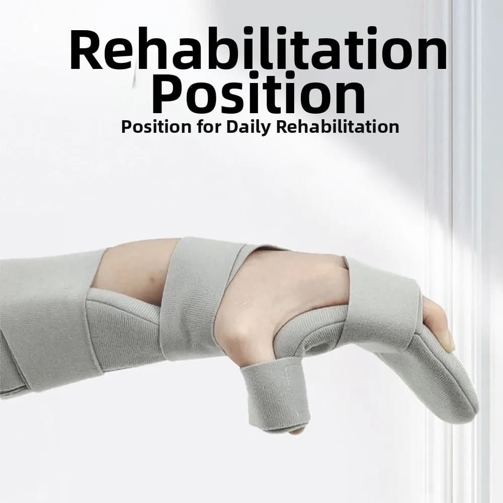 Supporto per Mano Traspirante con Regolazione Multi-Livello, Comoda Fascia di Sostegno per Polso e Pollice, Leggero e Confortevole