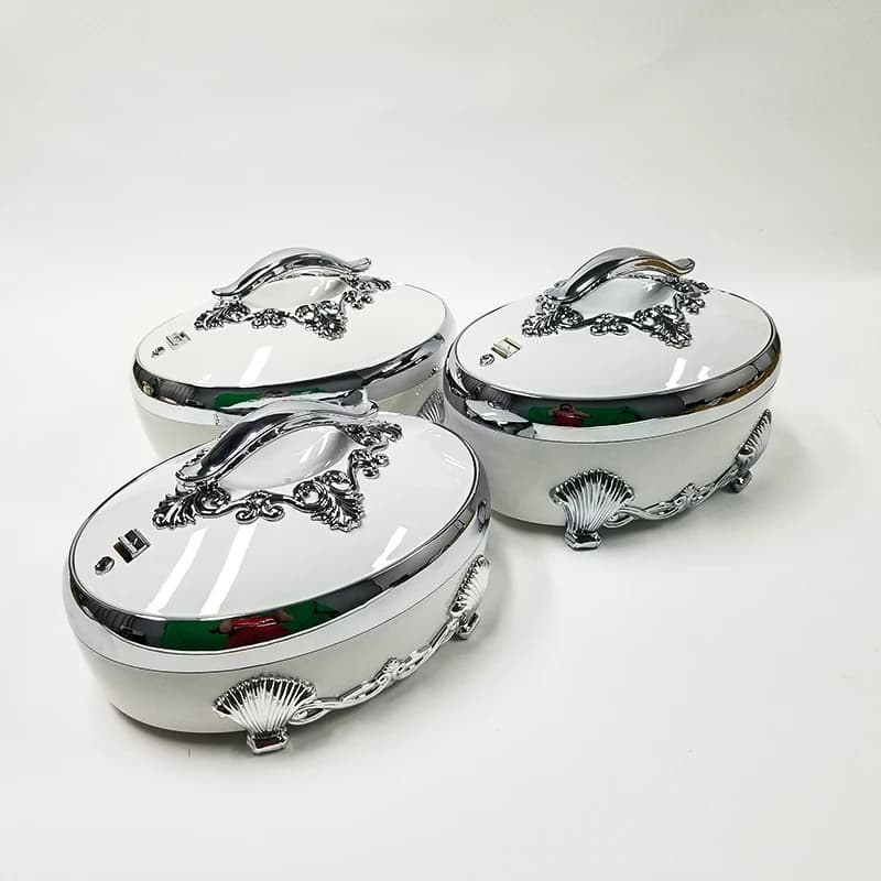 3 pz/set 4 L / 5 L / 6L Lunch Box contenitore termico in plastica scaldavivande Ramadan Party conservazione conservazione matrimonio in famiglia