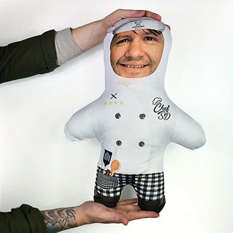 Cuscino personalizzato con foto per appassionati di libri, realizzato in morbido tessuto di peluche corto, lavabile solo a mano.
