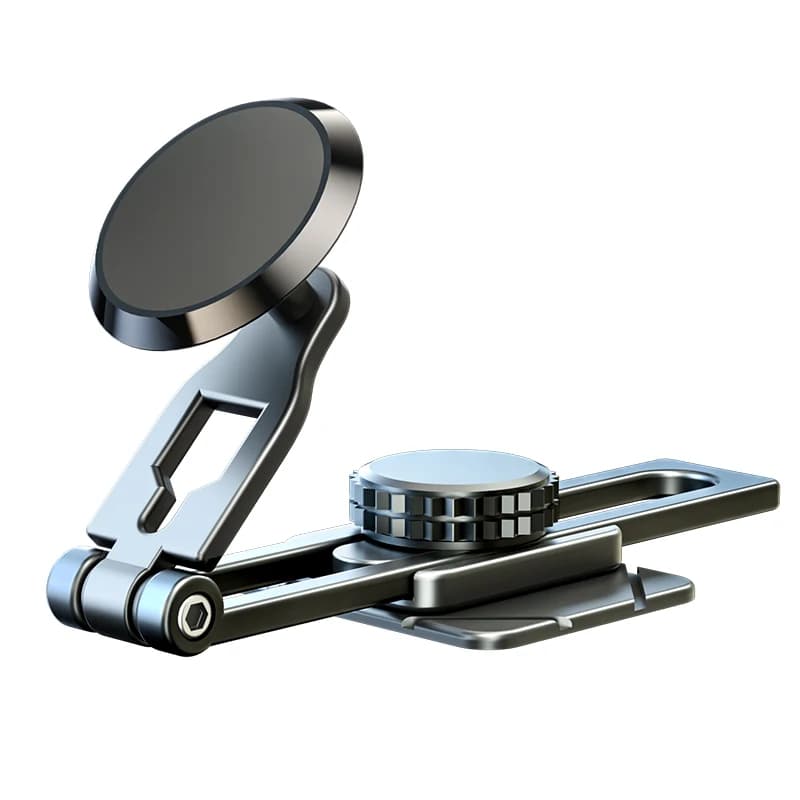 Supporto per telefono cellulare GPS Supporto magnetico per telefono per auto Schermo di controllo centrale rotante telescopico pieghevole da 360 gradi per iPhone 14 13 12