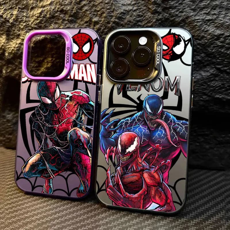 Protective Protective Cover Marvel Spiderman Venom for iPhone 11 12 13 14 15 16 17 Pro Max 16 17E 17 Air Plus 13 Mini