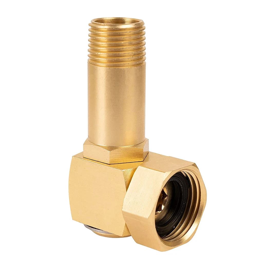 Connettore Adattatore per tubo da giardino Pratico raccordo per tubo flessibile Parte di ricambio in ottone Girevole Accessori di facile installazione