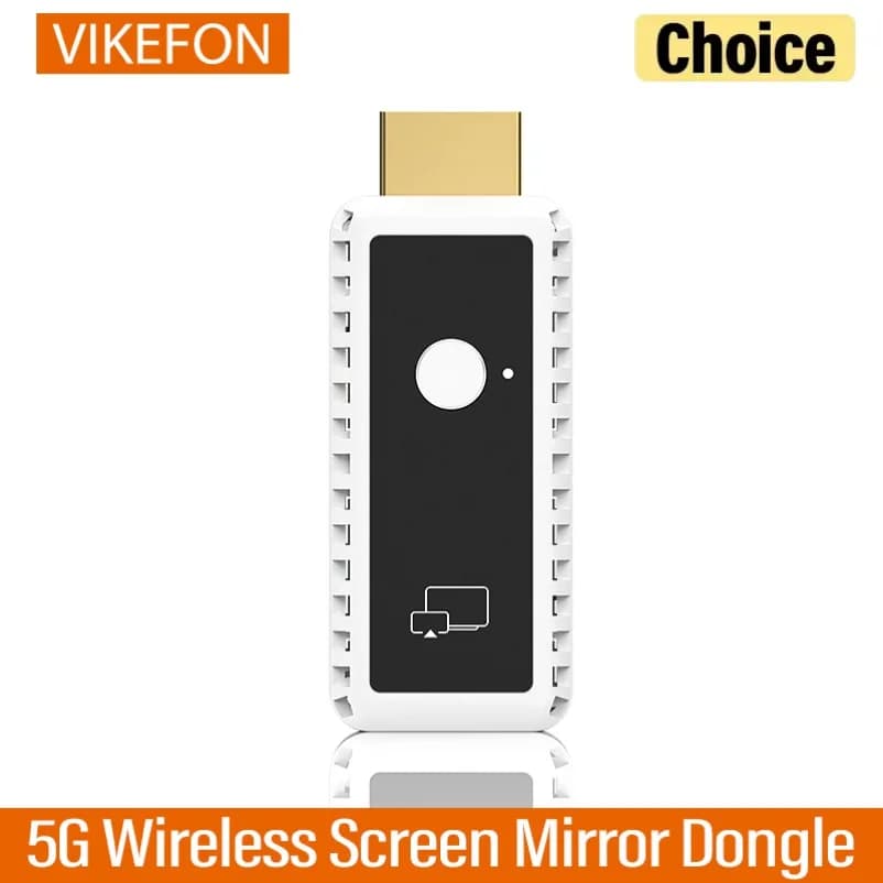 5G Wireless HDMI-Compatible Screen Mirror Dongle Anycast Miracast Airplay DLNA Low Latency For Phone Laptop TV Projector Live