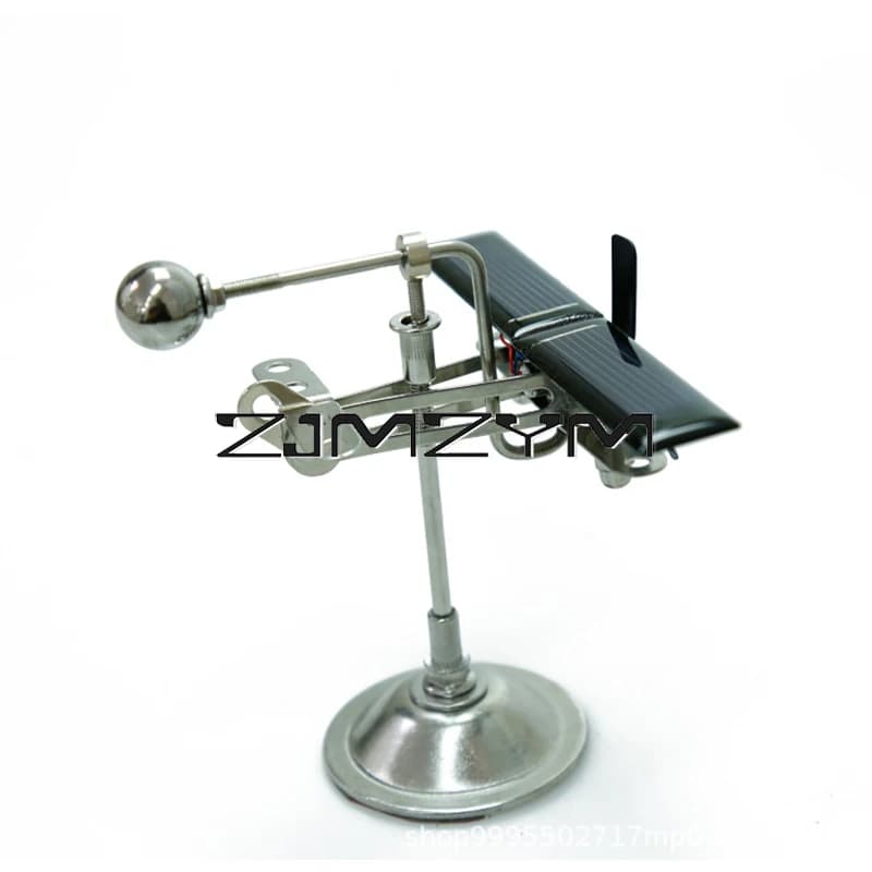 Modello di motore solare magnetico rotante per aereo in miniatura, giocattolo educativo per l'apprendimento, decorazione divertente, regalo creativo