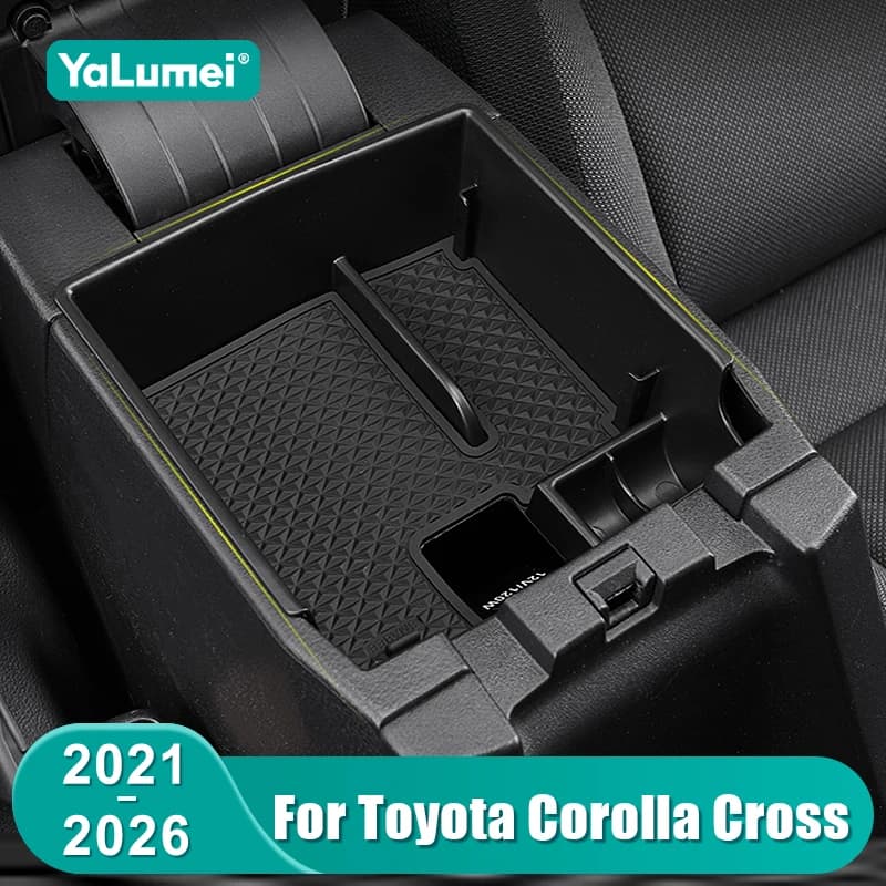 Per Toyota Corolla Cross XG10 2021 2022 2023 2024 2025 Ibrida, Contenitore Portaoggetti per Bracciolo Centrale, Accessori