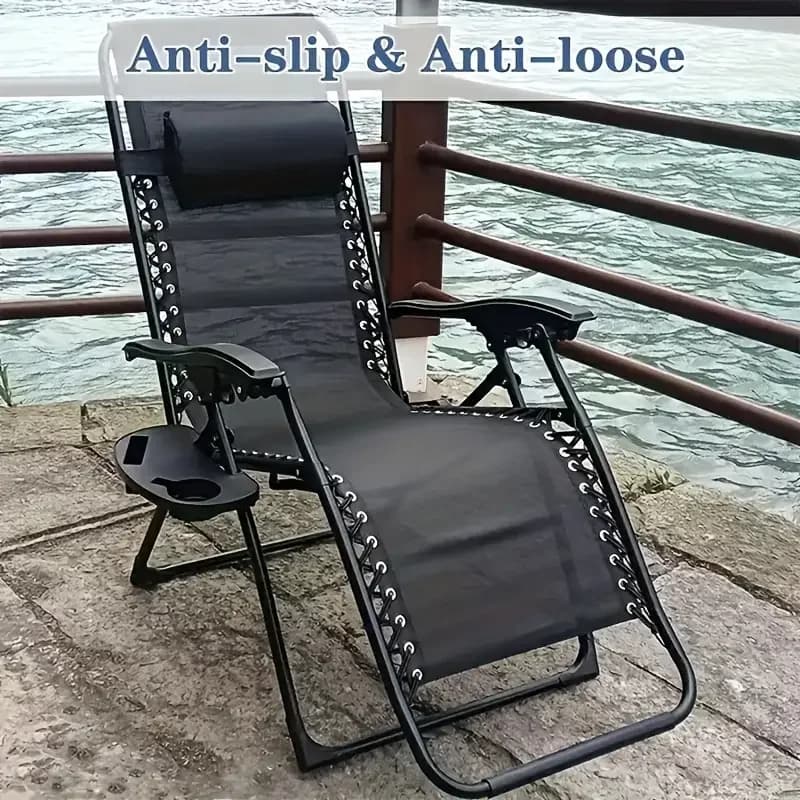 Portabottiglie e Portabicchieri Pieghevole per Sdraio da Spiaggia, Tavolino Laterale per Sedia Pieghevole, Vassoio Portaoggetti per Sedia da Pesca, Accessori per la Casa