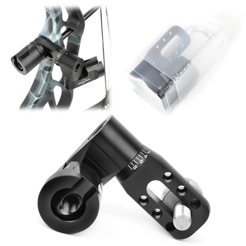 Stabilizzatore per arco composto V-Bar Tiro con l'arco Caccia Alluminio Singolo lato V-Bar Arco Bersaglio Competizione Tiro Barra di equilibrio V-Seat