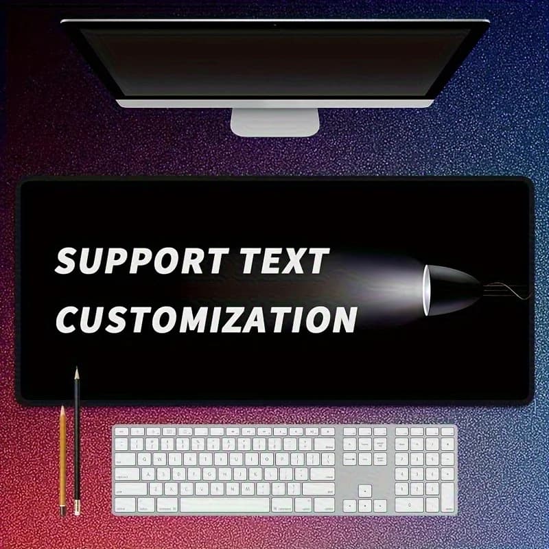 DIY Custom Mouse Pad with Your Own Photo Logo Pattern Non-Slip Washable Gaming Laptop Desk Mouse Mat