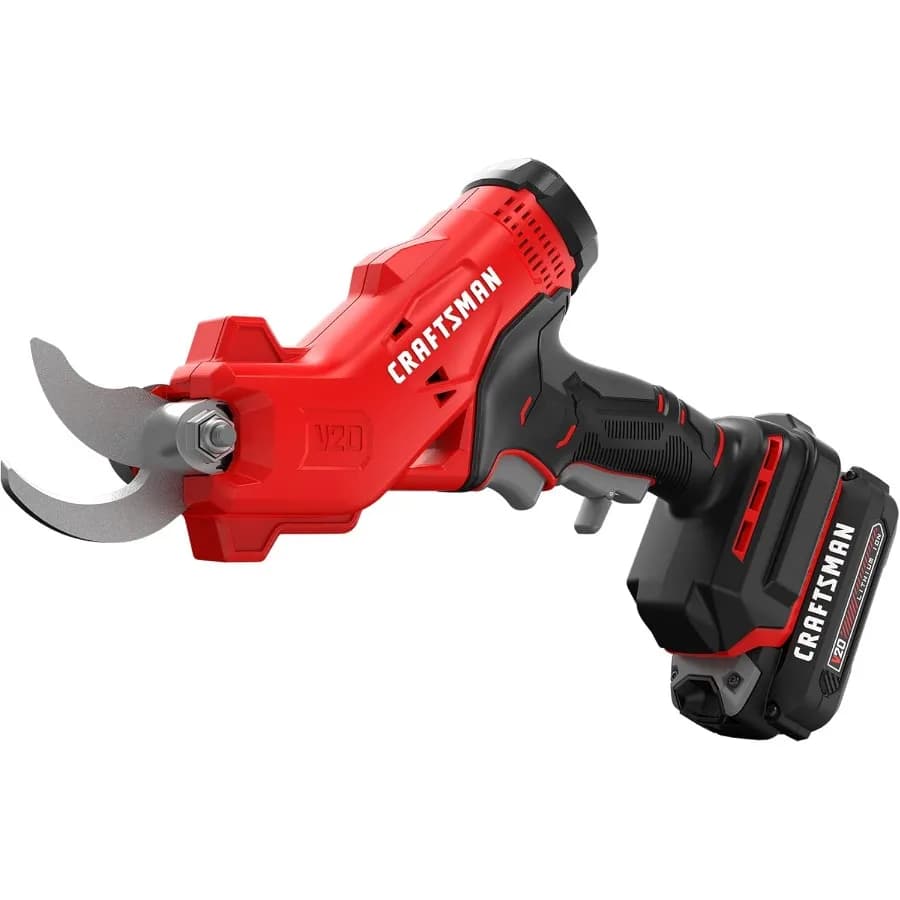 Potatore Elettrico Cordless 20V MAX, Cesoie da Potatura per Giardinaggio, Caricabatterie Incluso, Cesoie Elettriche per Potatura Alberi