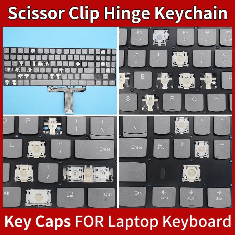 Sostituzione Keycaps cerniera a Clip a forbice per Lenovo Y730-17ich 81HG Y740-17ICHg 81HH Y740-17IRH 17IRHg portachiavi tastiera