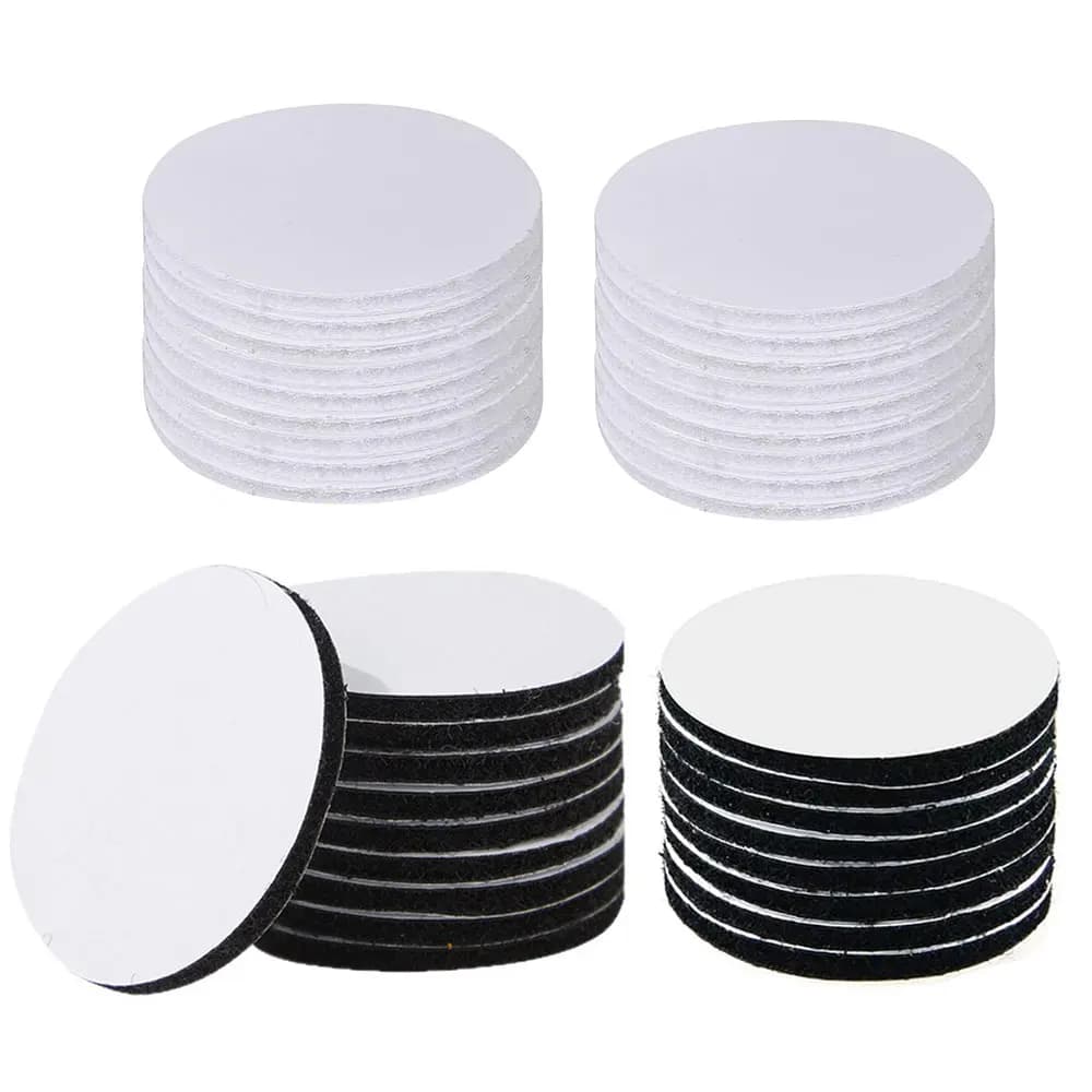 10 pairs of adhesive tapes with hooks and rings, two-sided adhesives for bearings, carpets, pliers for carpets, mounting tapes, wall decorations