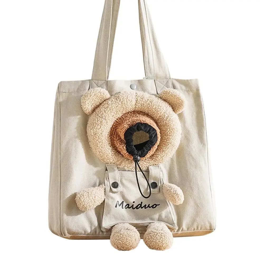 Simpatici materiali per animali domestici a forma di leone Tote Borsa a tracolla per cuccioli Zaino per animali domestici Borsa a tracolla per gatti