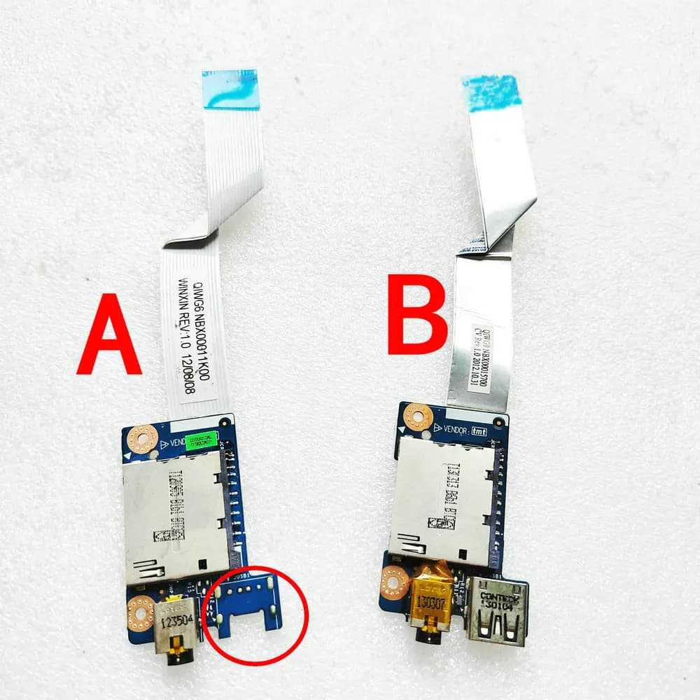 LS-7986P Audio Card Reader Board for Lenovo G480 G580 N580 series QIWG5 / QIWG6 LS-7986P