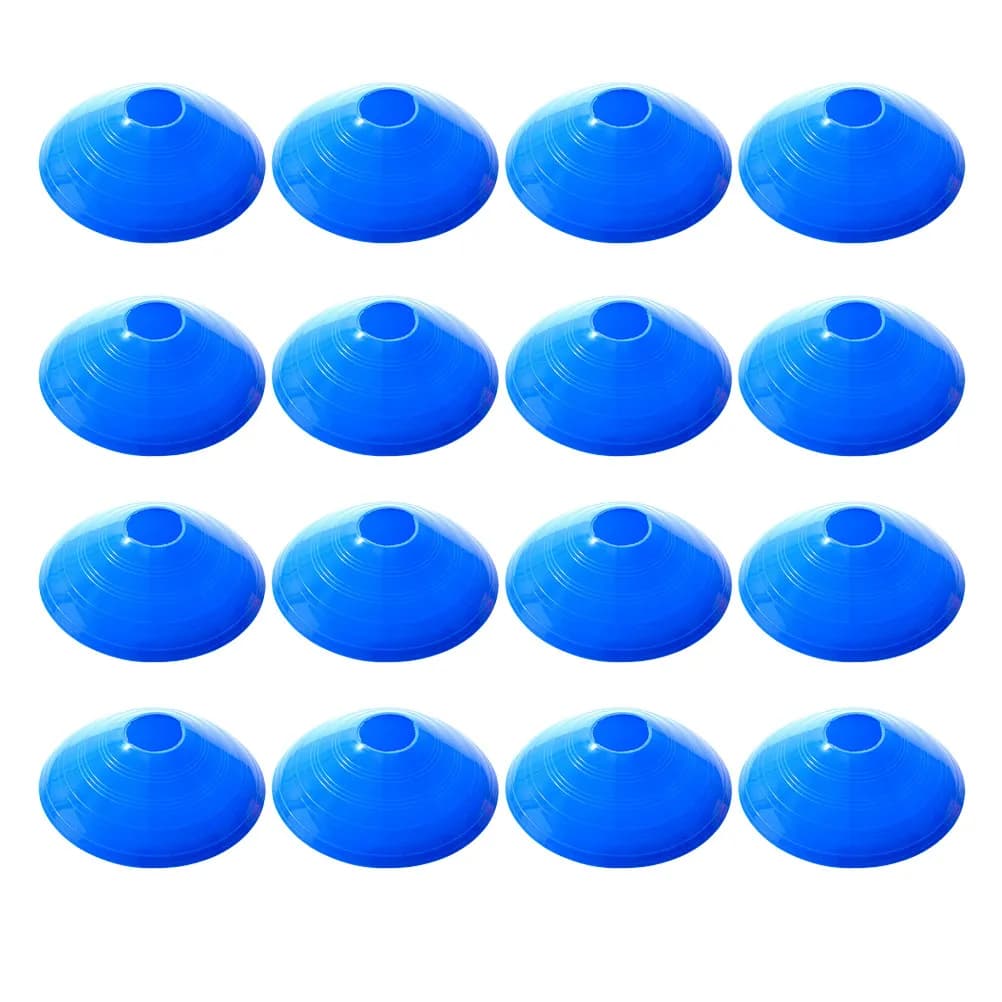 24pcs Football Training Disc Cone Marker Durable Soccer Practice Drills Outdoor Sports Field Layout Accessory For Team Sports