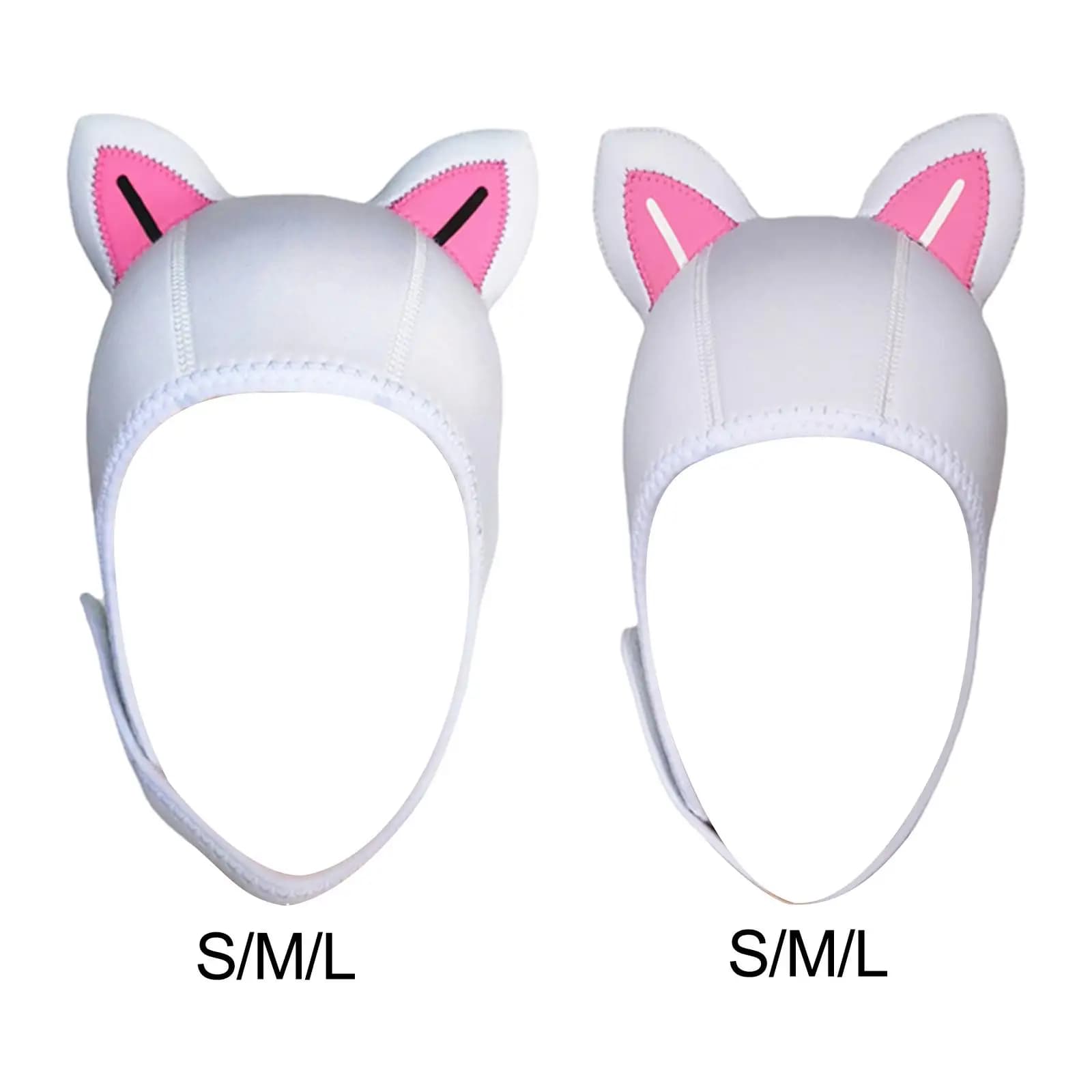 Underwater diving cap with cat ears Surf cap with 3 mm neoprene ear protection