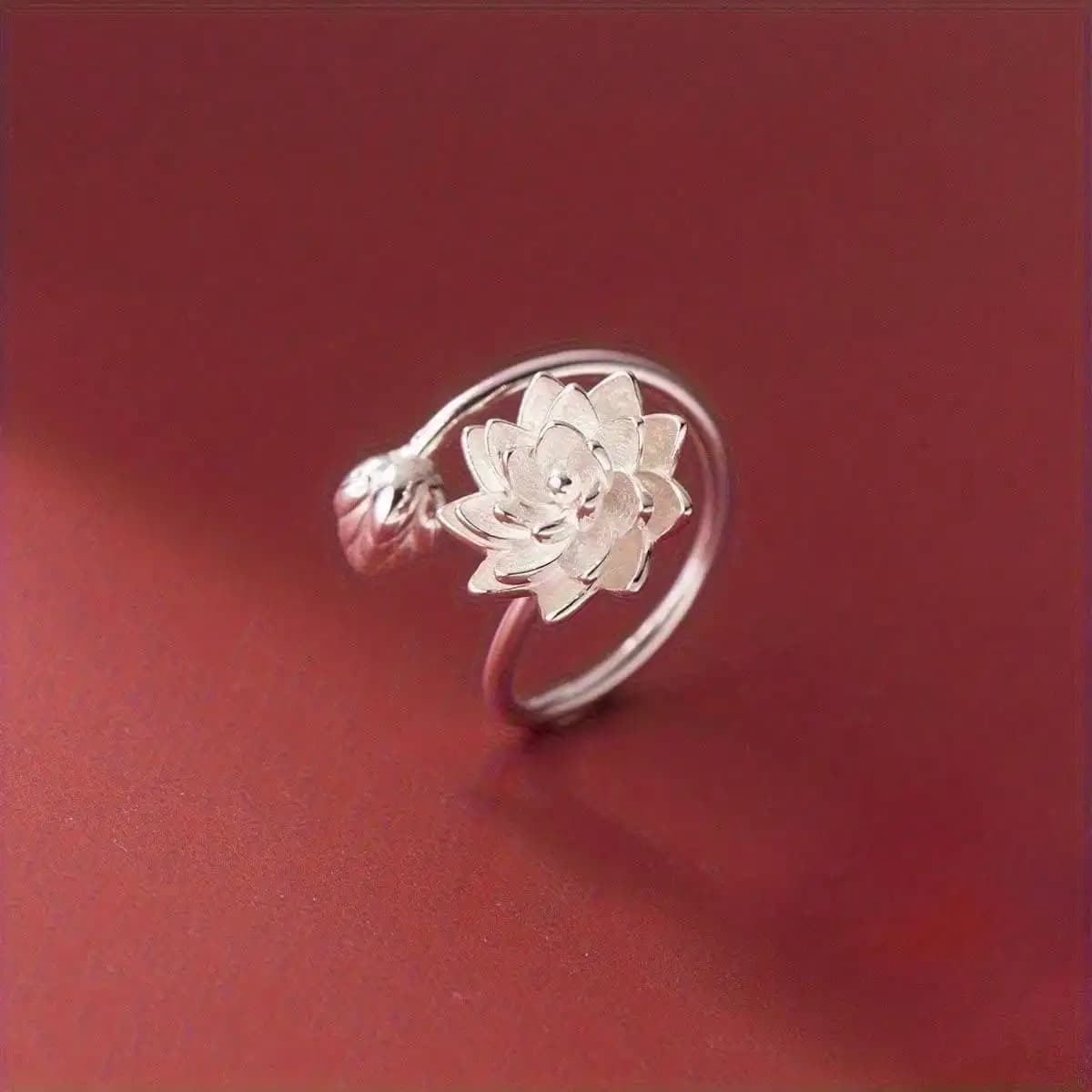 Anello elegante - Design bianco semplice regolabile da donna | Il regalo perfetto per San Valentino e abbigliamento casual