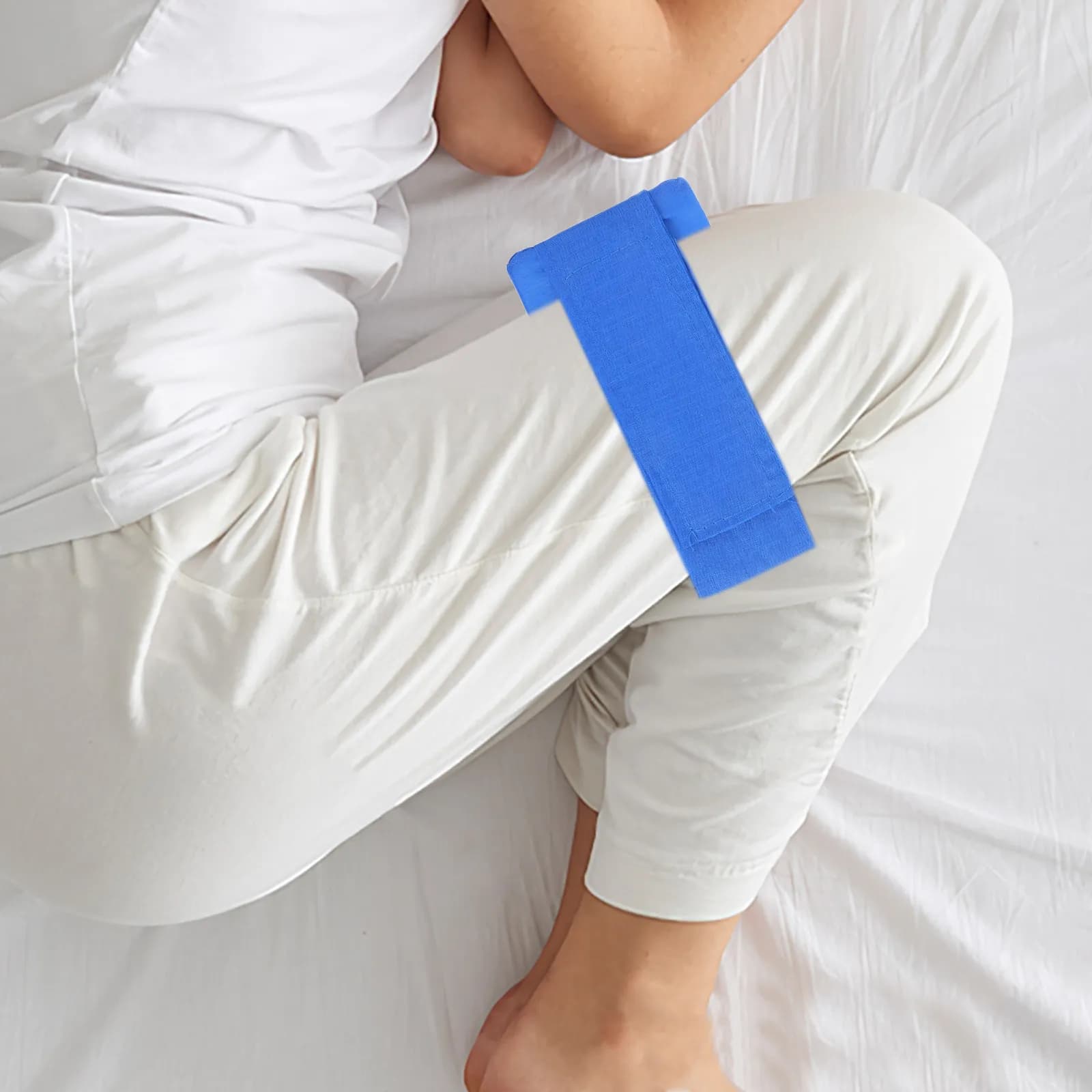 Cuscino Ergonomico per Ginocchia, Supporto per Gambe e Schiena, per Dormire sul Fianco, Allineamento della Colonna Vertebrale, Prevenzione di Attrito e Pressione