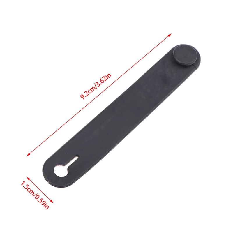 。 10 Pezzi Fascette Elastiche in Gomma per Moto, per Fissaggio Cavi, Cablaggi, Cavi di Alimentazione, Cavi Frizione e Freno, Accessori di Fissaggio