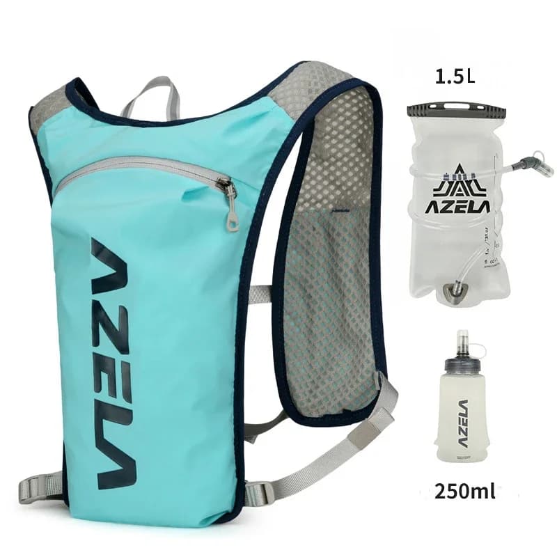 5 Liter water vest backpack Light jogging backpack 1.5 Liter water bladder bag Hiking backpack Trail Cycling Marathon