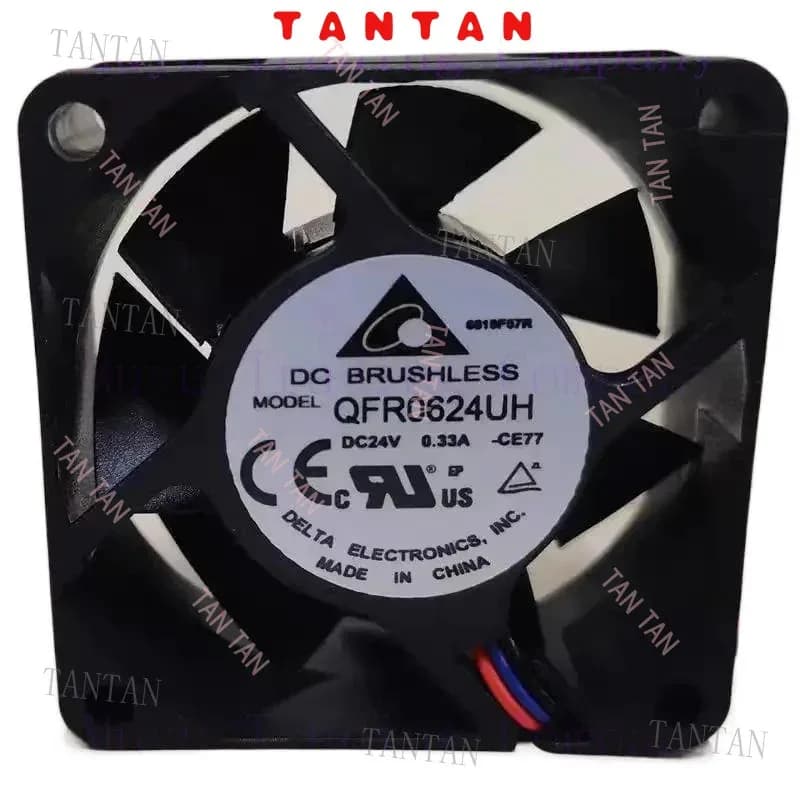 Ventola di Raffreddamento Server FOR Delta Electronics QFR0624UH CE77 DC 24V 0.26A 60x60x25mm NNN