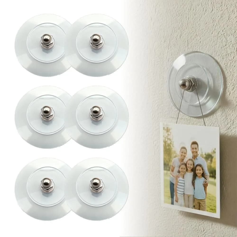 Nuovi Ganci a Ventosa in PVC Senza Foratura, Riutilizzabili, Adesivi, per Bagno