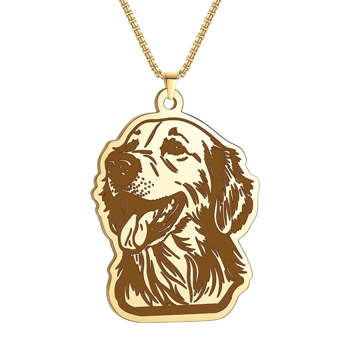 Cheap Stainless Steel Bracelet Golden Retriever Pendant Necklaces Bracelet for Women Girls